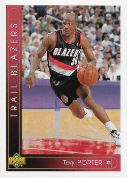 1993-94 Upper Deck French Terry Porter Variant #146 card image