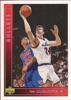 1993-94 Upper Deck French Tom Gugliotta Variant #161 card image