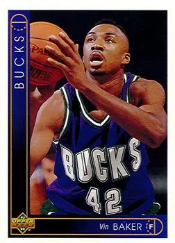 1993-94 Upper Deck French Vin Baker Variant #154 card image