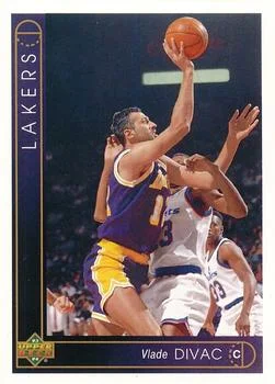1993-94 Upper Deck French Vlade Divac Variant #162 card image
