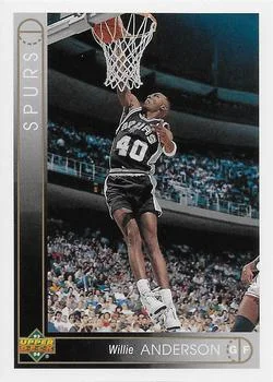 1993-94 Upper Deck French Willie Anderson Variant #29 card image