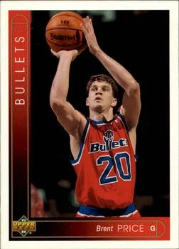 1993-94 Upper Deck German Brent Price UERUER: Copyright text in English / French Variant #69 card image