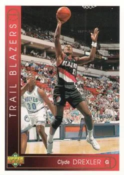 1993-94 Upper Deck German Clyde Drexler Variant #33 card image