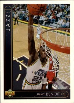1993-94 Upper Deck German David Benoit Variant #107 card image