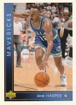 1993-94 Upper Deck German Derek Harper Variant #11 card image