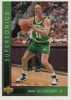 1993-94 Upper Deck German Detlef Schrempf Variant #112 card image