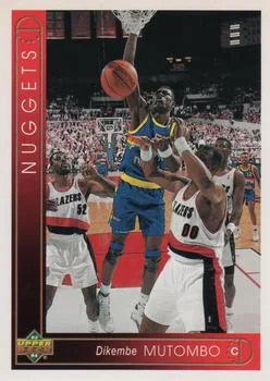 1993-94 Upper Deck German Dikembe Mutombo Variant #55 card image