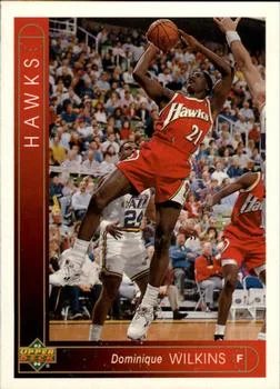 1993-94 Upper Deck German Dominique Wilkins Variant #68 card image