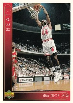 1993-94 Upper Deck German Glen Rice Variant #25 card image