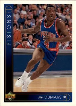 1993-94 Upper Deck German Joe Dumars Variant #3 card image