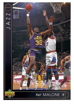 1993-94 Upper Deck German Karl Malone Variant #93 card image