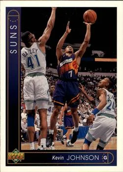 1993-94 Upper Deck German Kevin Johnson Variant #15 card image