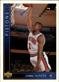1993-94 Upper Deck German Lindsey Hunter Variant #121 card image