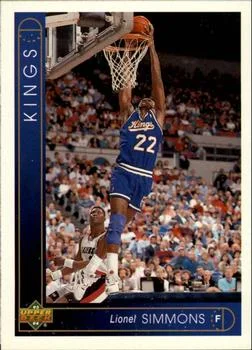 1993-94 Upper Deck German Lionel Simmons Variant #77 card image