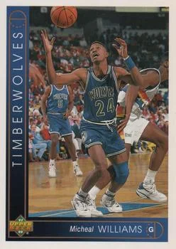 1993-94 Upper Deck German Micheal Williams Variant #123 card image