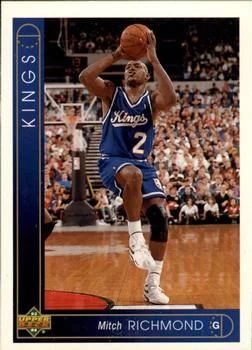 1993-94 Upper Deck German Mitch Richmond Variant #90 card image