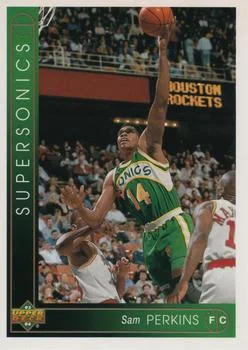 1993-94 Upper Deck German Sam Perkins Variant #28 card image
