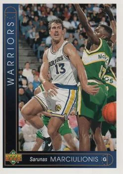 1993-94 Upper Deck German Sarunas Marciulionis Variant #32 card image