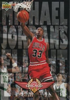 1993-94 Upper Deck German Scottie Pippen FT Variant #190 card image