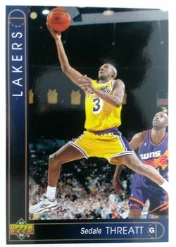 1993-94 Upper Deck German Sedale Threatt Variant #41 card image
