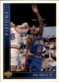 1993-94 Upper Deck German Terry Mills Variant #139 card image