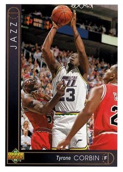1993-94 Upper Deck German Tyrone Corbin Variant #156 card image
