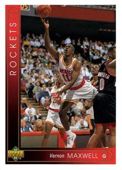 1993-94 Upper Deck German Vernon Maxwell Variant #127 card image