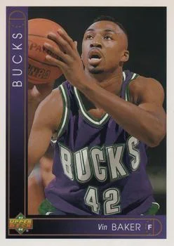 1993-94 Upper Deck German Vin Baker Variant #154 card image