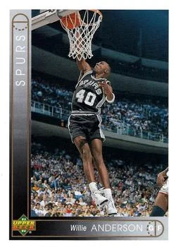 1993-94 Upper Deck German Willie Anderson Variant #29 card image