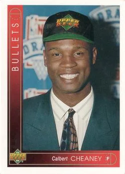 1993-94 Upper Deck Italian Calbert Cheaney Variant #86 card image