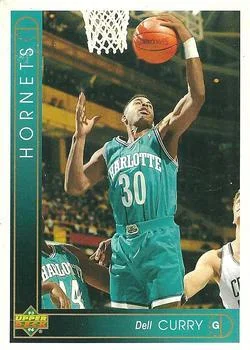 1993-94 Upper Deck Italian Dell Curry Variant #10 card image