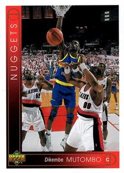 1993-94 Upper Deck Italian Dikembe Mutombo Variant #55 card image
