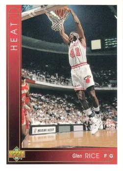 1993-94 Upper Deck Italian Glen Rice Variant #25 card image
