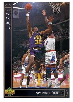 1993-94 Upper Deck Italian Karl Malone Variant #93 card image
