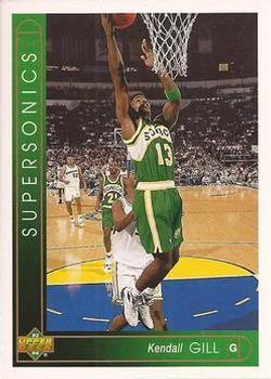 1993-94 Upper Deck Italian Kendall Gill Variant #91 card image