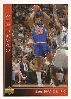1993-94 Upper Deck Italian Larry Nance Variant #105 card image