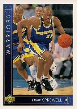 1993-94 Upper Deck Italian Latrell Sprewell Variant #54 card image