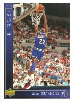 1993-94 Upper Deck Italian Lionel Simmons Variant #77 card image