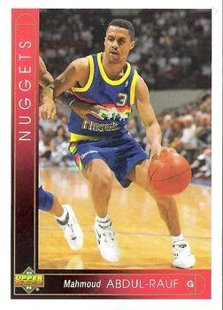 1993-94 Upper Deck Italian Mahmoud Abdul-Rauf Variant #104 card image