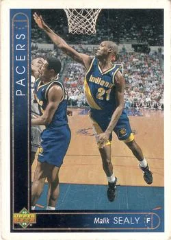 1993-94 Upper Deck Italian Malik Sealy Variant #47 card image