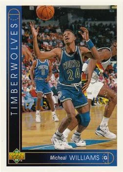 1993-94 Upper Deck Italian Micheal Williams Variant #123 card image