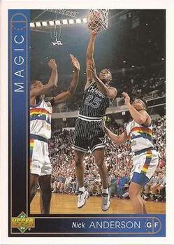1993-94 Upper Deck Italian Nick Anderson Variant #136 card image