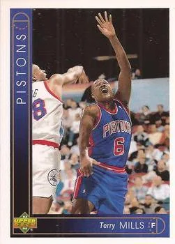 1993-94 Upper Deck Italian Terry Mills Variant #139 card image