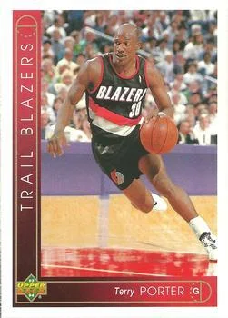 1993-94 Upper Deck Italian Terry Porter Variant #146 card image