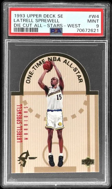 1993-94 Upper Deck Latrell Sprewell Special Edition Die Cut All-Stars West #W4 card image