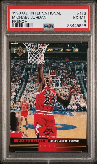 1993-94 Upper Deck Michael Jordan International French #173 card image
