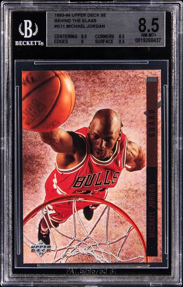 1993-94 Upper Deck Michael Jordan SE Behind The Glass #G11 card image