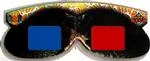 1993-94 Upper Deck Pro View Michael Jordan 3D Glasses #NNO card image