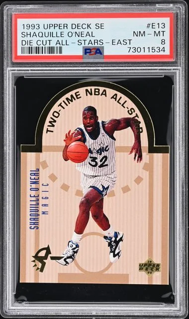 1993-94 Upper Deck Shaquille O'Neal Special Edition Die Cut All-Stars East #E13 card image