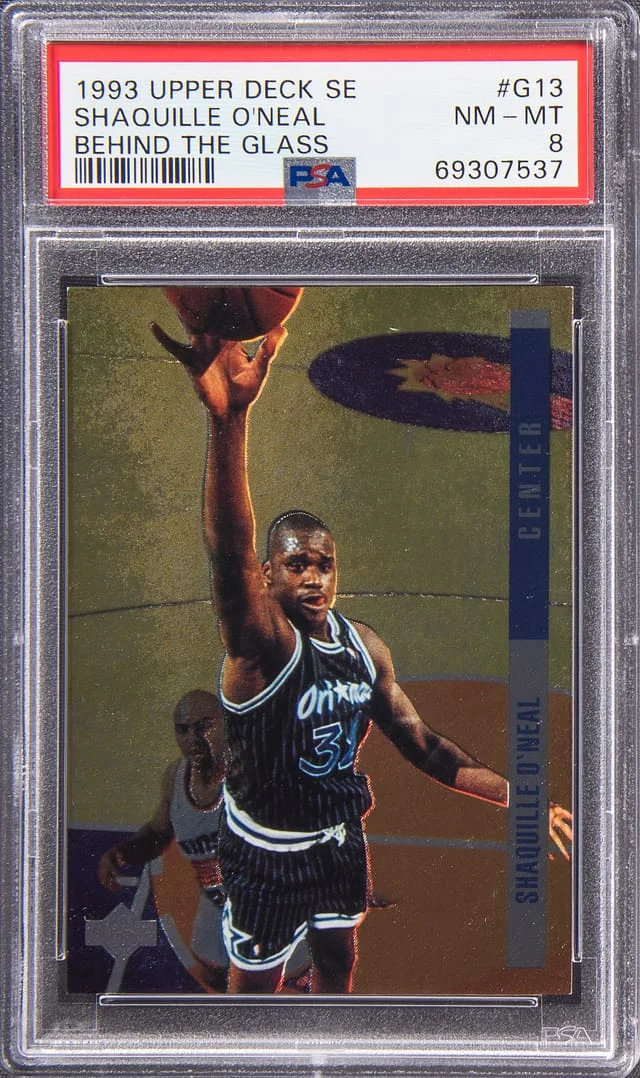 1993-94 Upper Deck Shaquille O'Neal SE Behind The Glass #G13 card image